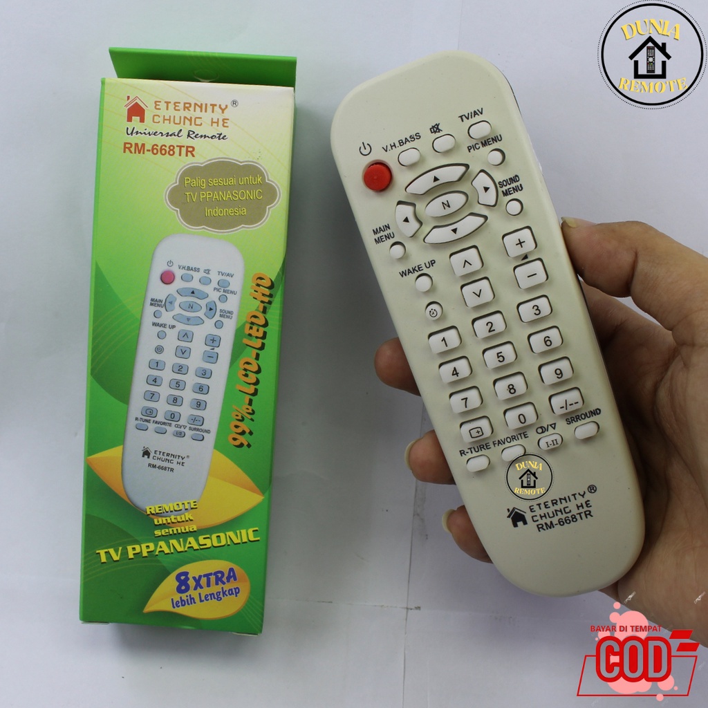 Remot / Remote TV Panasoni CRT Tabung slim flat series