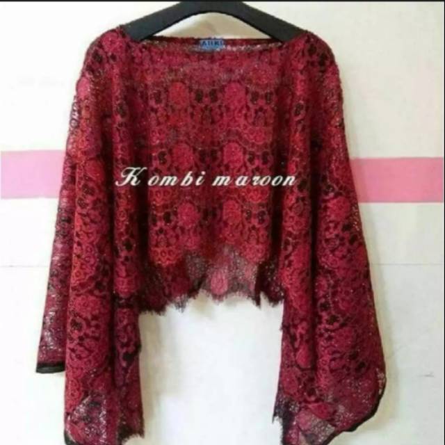 Atasan kebaya tunik polos modern