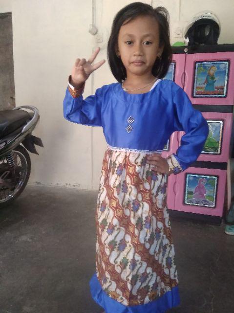 Gamis Batik Anak L Usia 4-6 Tahun