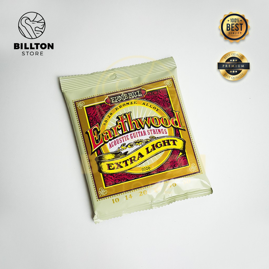 Senar Gitar Akustik Ernie Ball Earthwood / Senar String Extra Light