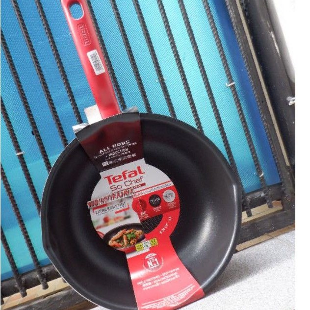 Tefal So Chef Deep Frypan 28 cm Original Wajan Teflon Anti Lengket