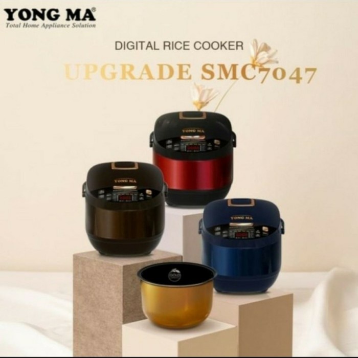 Jual Yong Ma Magic Com SMC7047N Digital Rice Cooker 2 L 7047N Biru