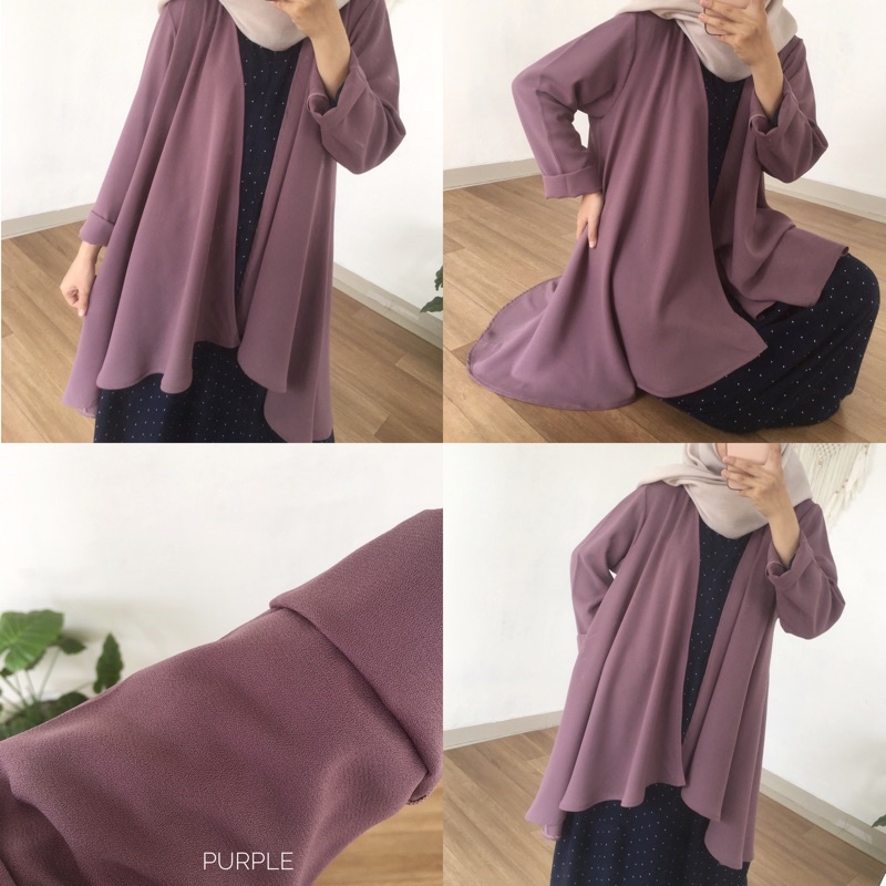 CARDIGAN OUTER IVANA-Purple