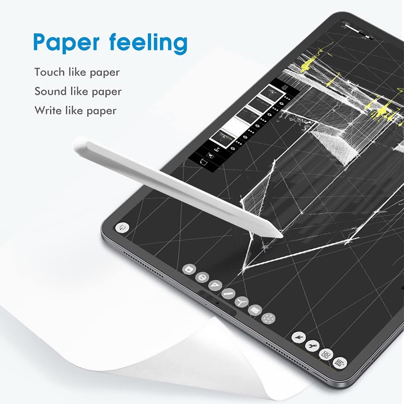 PaperLike iPad Screen Protector Paper Feel Film Japanese Imported Kent Paper For iPad Pro 11 Air 4 3 10.9 10.5 10.2 9.7 inch M1 Drawing Writing Dedicated High-quality Matte Film for iPad Air5 Pro11 Guard Anti Gores