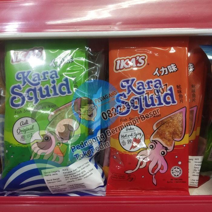 

Ikas KaraSquid Fish Snack Hot & Spicy isi 6pcs | Snack Ikan Best Seller