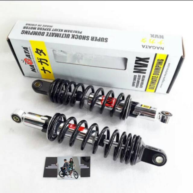 shockbreaker shock belakang NAGATA DAYTONA panjang 32cm hitam