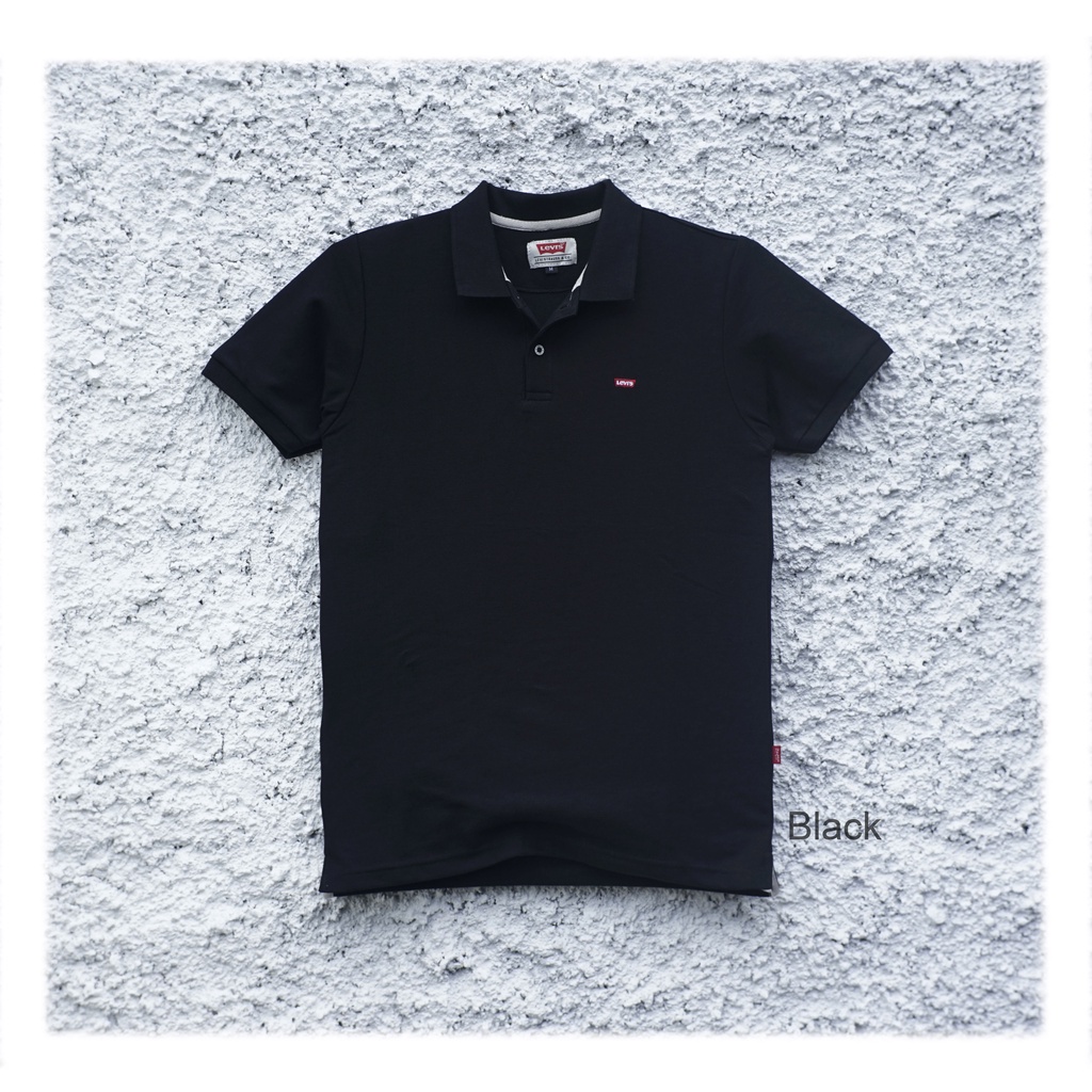 Kaos Pique Polo Levi's - Black