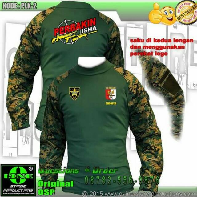 Baju perbakin kaos perbakin bdu tactical combat Baju perbakin kaos perbakin bdu tactical combat