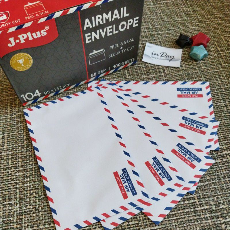 (5pcs) Amplop Airmail | INDAY SHOP