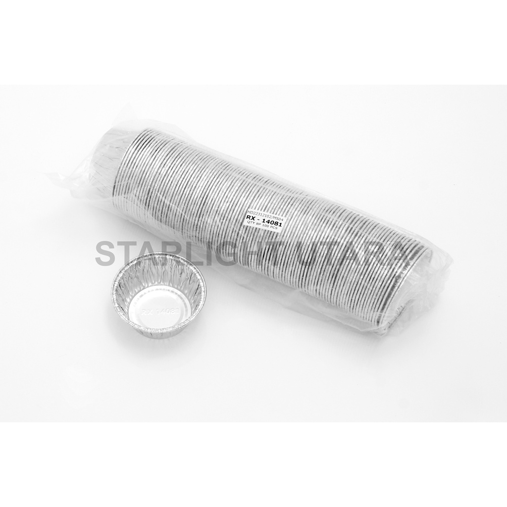 ALUMINIUM MODEL CUP RX-14081 - WADAH ALUMINIUM FOIL BULAT RX 14081