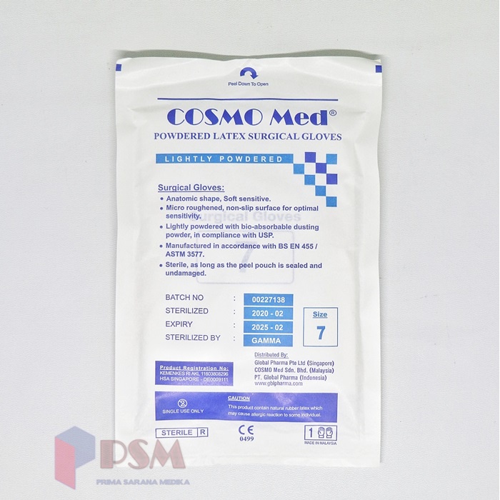 Handscoon Latex Sterile / Sarung Tangan Steril - Cosmomed