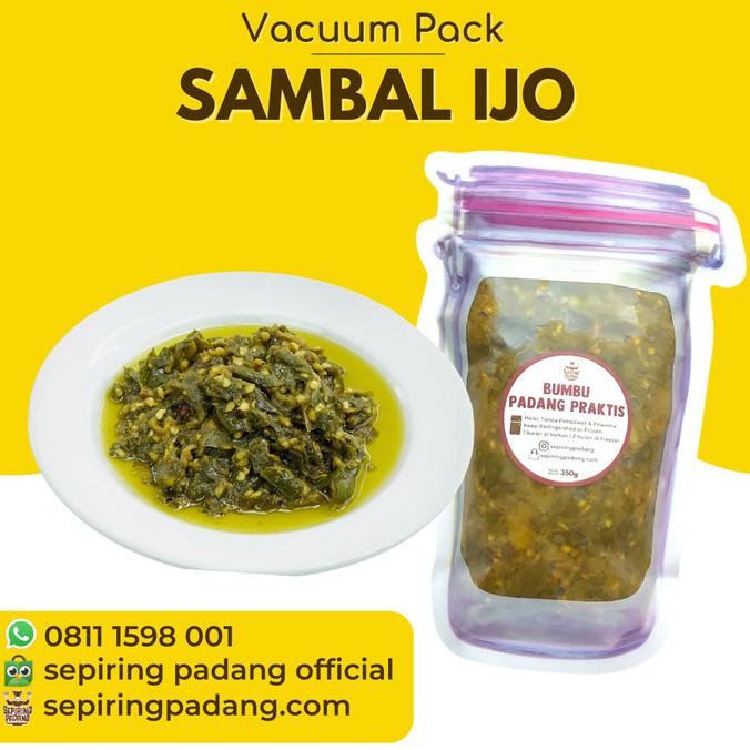 

Promo Awal tahun Sambal Ijo PADANG VACUUM PACK Promo Awal tahun