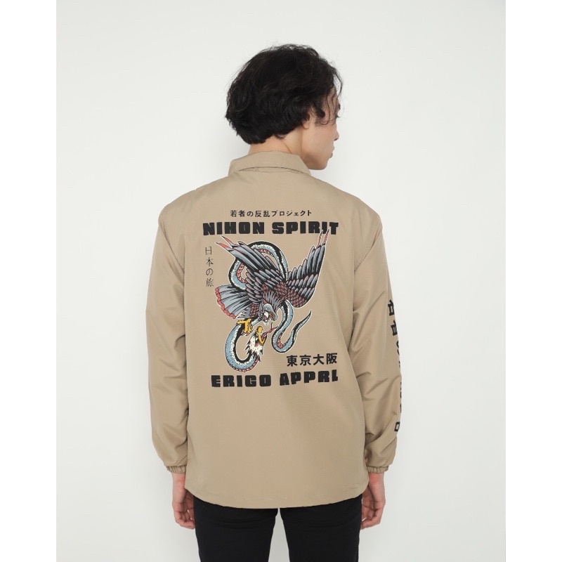 [PRELOVED] ERIGO COACH JACKET NIHON SPIRIT KHAKI
