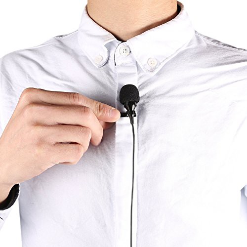 Mic Clip On 3.5mm / Audio Microphone Kabel Youtuber Mic Smule