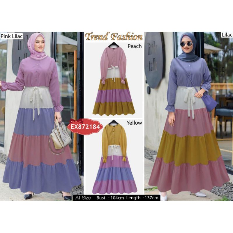 Gamis rainbow by extu