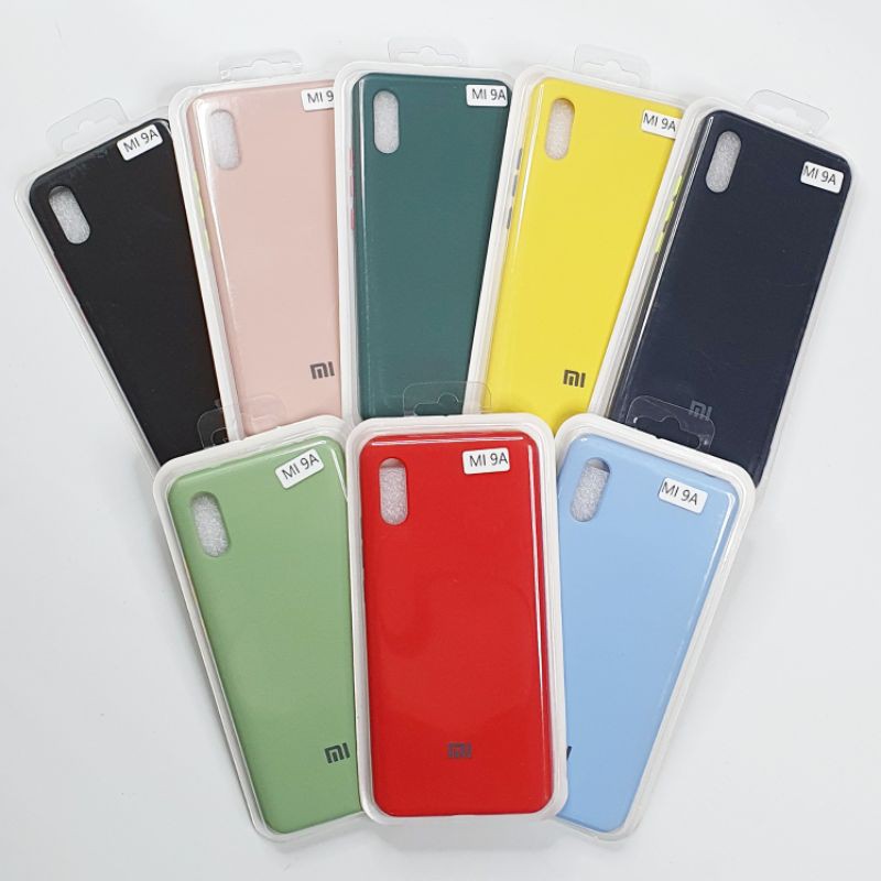 Redmi 9A Macaron Tone Case / Silicone Macaron Colour Side button