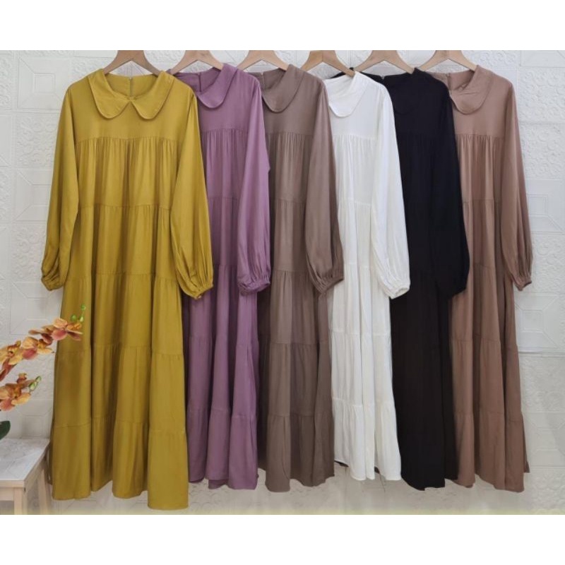 gamis MIDI PREMIUM TWILL UNIQLO
