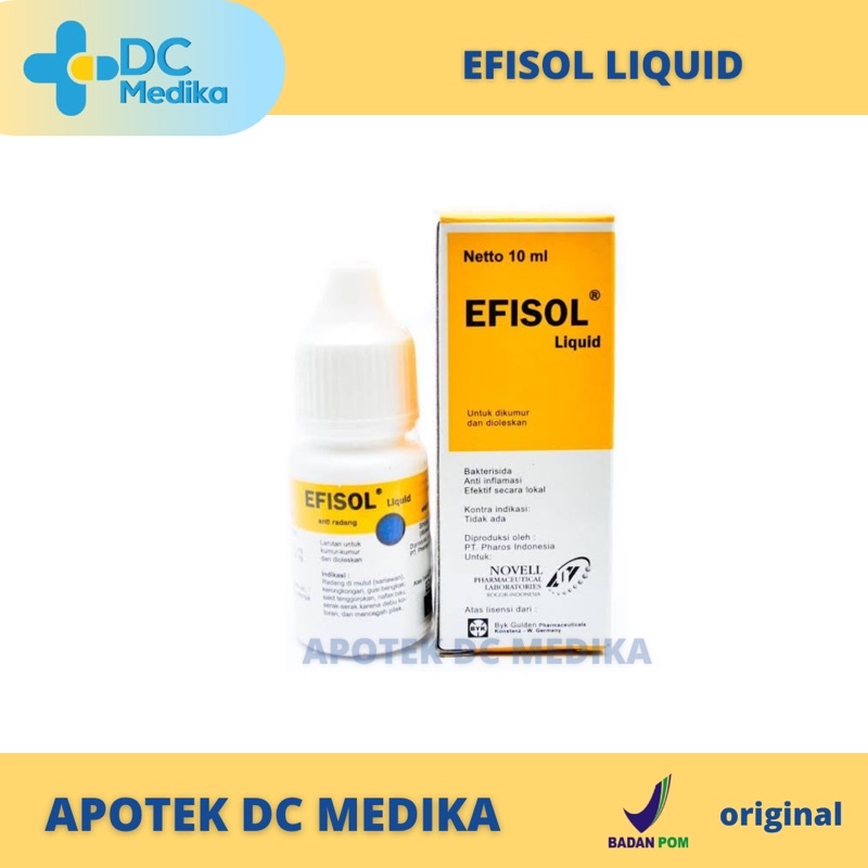 Efisol liquid / obat sariawan / obat infeksi mulut