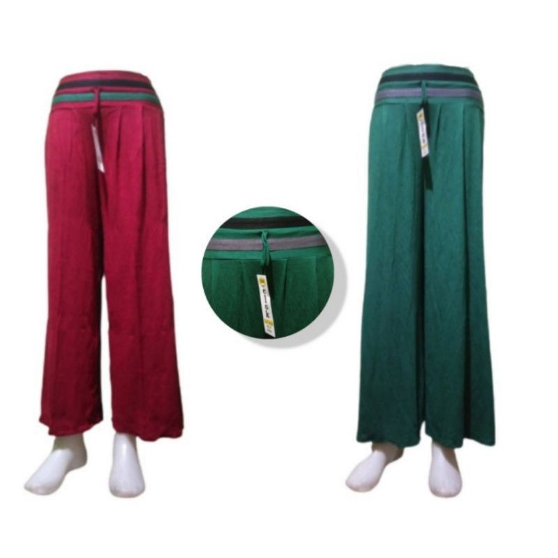 [BISA COD] Celana kulot panjang Wanita premium-4