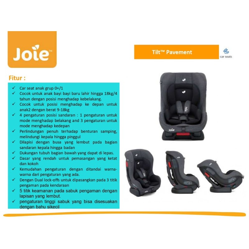 Carseat Joie Tilt Pavement