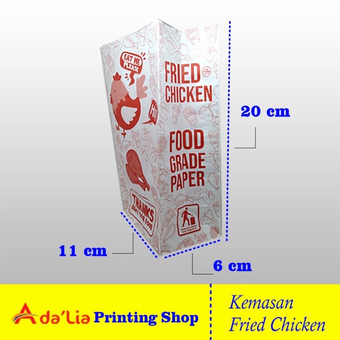 

NEW bungkus kantong fried chicken, paper bag fried chicken