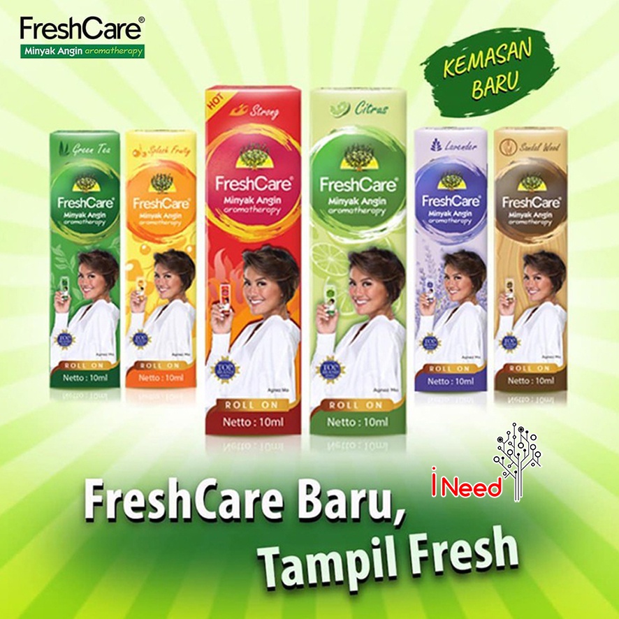 (INEED) FRESHCARE Minyak Angin Aromatherapy 10 ml