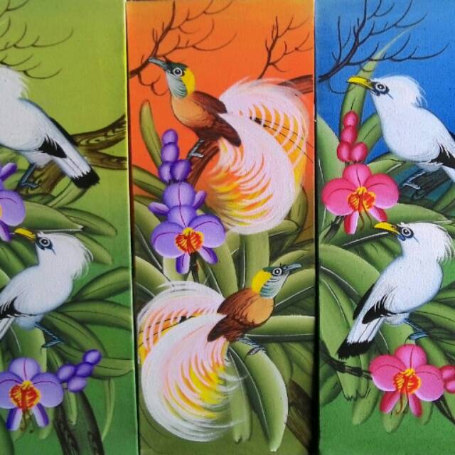 Lukisan Burung Shopee Indonesia