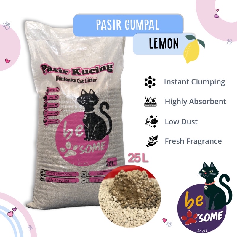 Bepawsome Pasir Kucing Gumpal Wangi ( 25L )