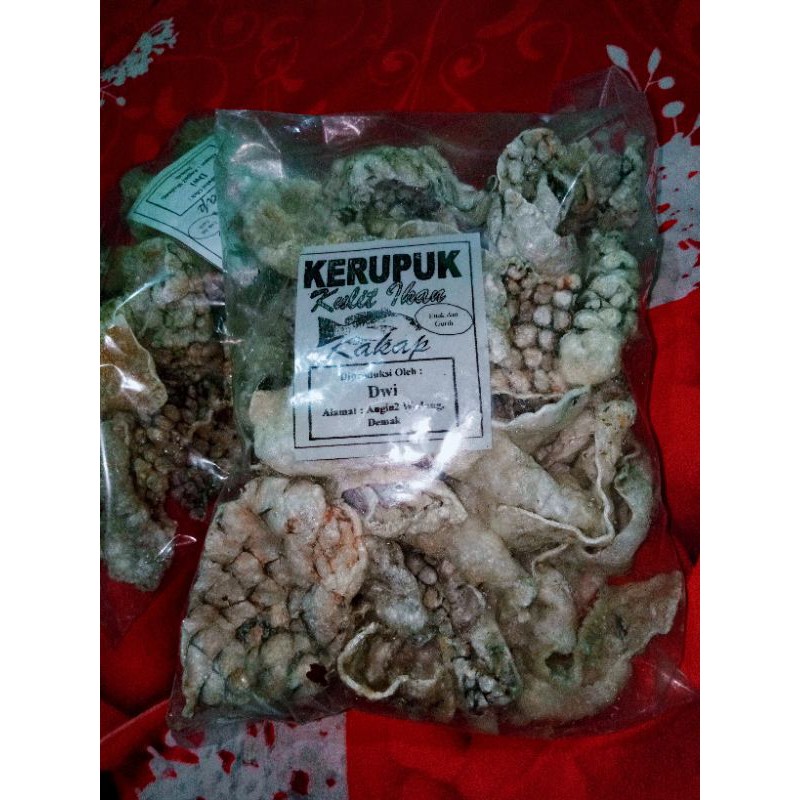 

KRUPUK KULIT IKAN KAKAP MATENG