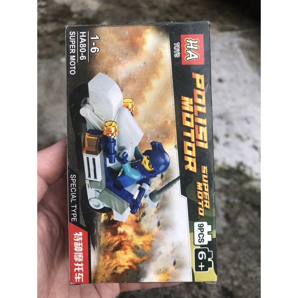 MAINAN LEGO ANAK MODEL POLISI & MOTOR TERMURAH