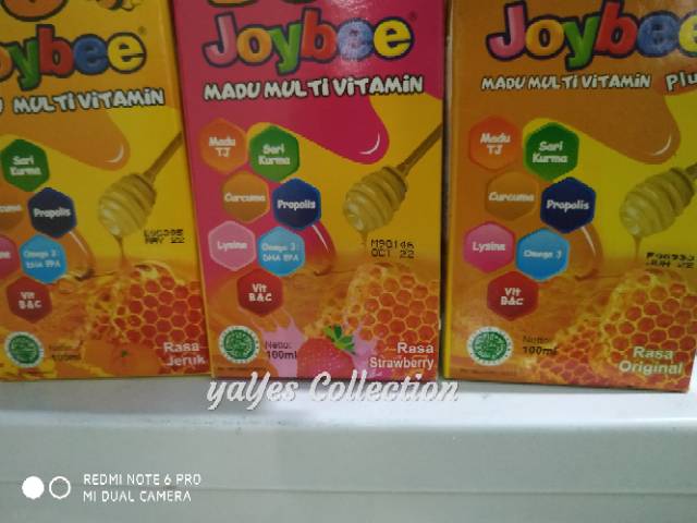 Madu TJ multivitamin 100 ml joybee vit C tresnojoyo original omega 3 propolis curcuma sari kurma