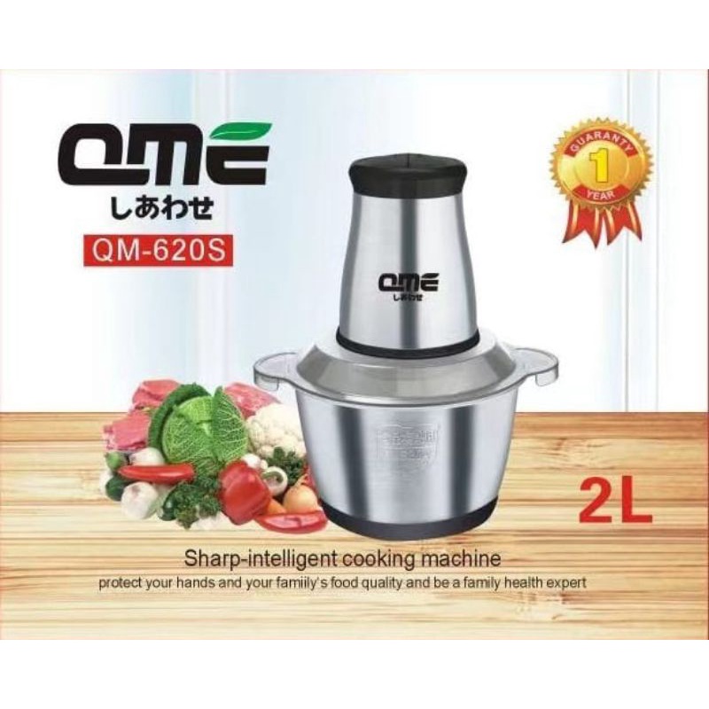 QME Coper Daging Bumbu Serbaguna Stainless QM-602S 2L