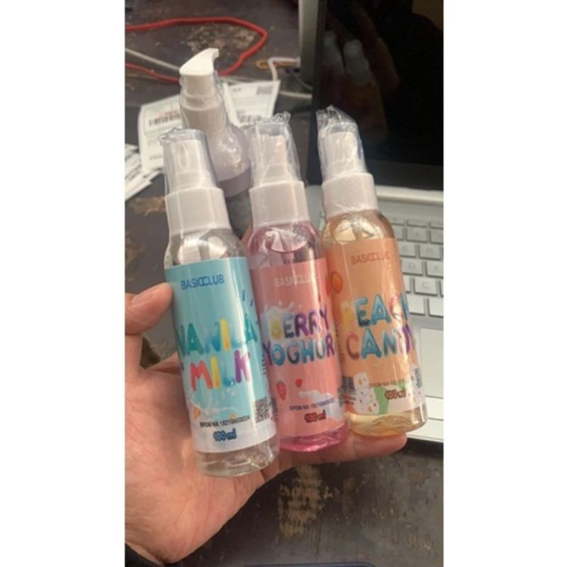 (BPOM) Bodymist Basicclub 100 ml - Parfum Murah BPOM Basic Club Body Mist Geamoore - Body Mist Beybys - Bodymist Beybys