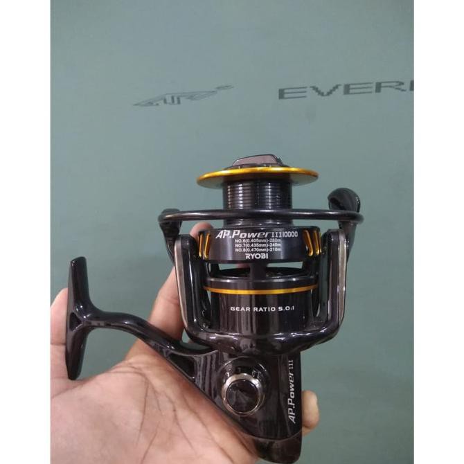 TERMURAH Reel Spinning Ryobi AP Power III 10000 6 BB Max Drag 10kg