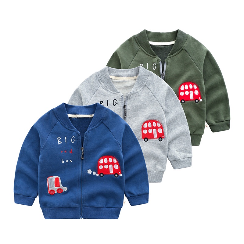 HappyOliver PASSWORD JACKET Atasan Sweater 1 - 7 Tahun Baju Anak BerKualitas