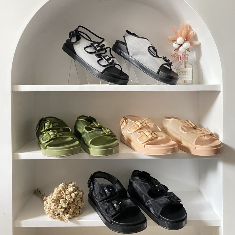 Sepatu Sandal Wanita Sandal Gunung Wanita  Mesh Flatform 3cm Import High Quality Termurah CK 355