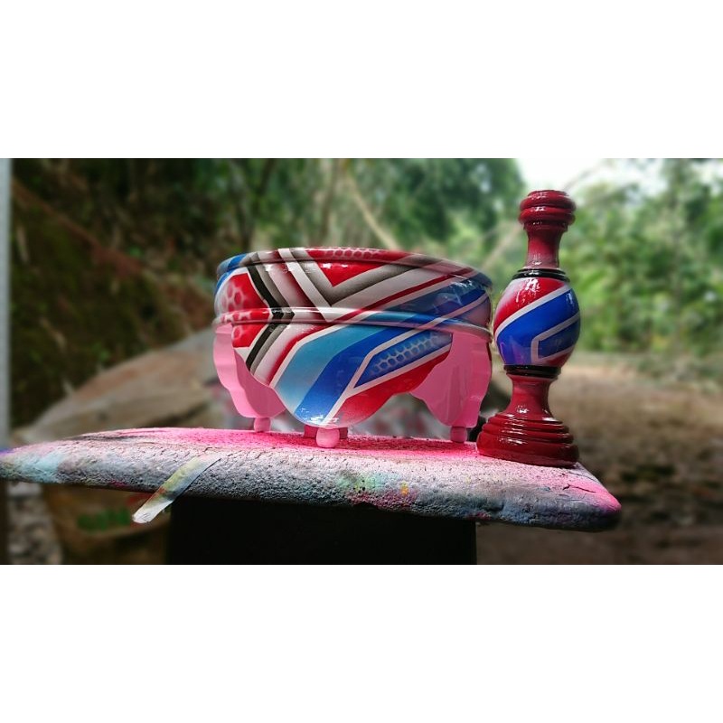 tebok pleci air brush heloped