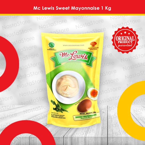 

Mc Lewis Sweet Mayonaise / Mayonais / Sweet Mayo / Mayonaise Manis 1 Kg