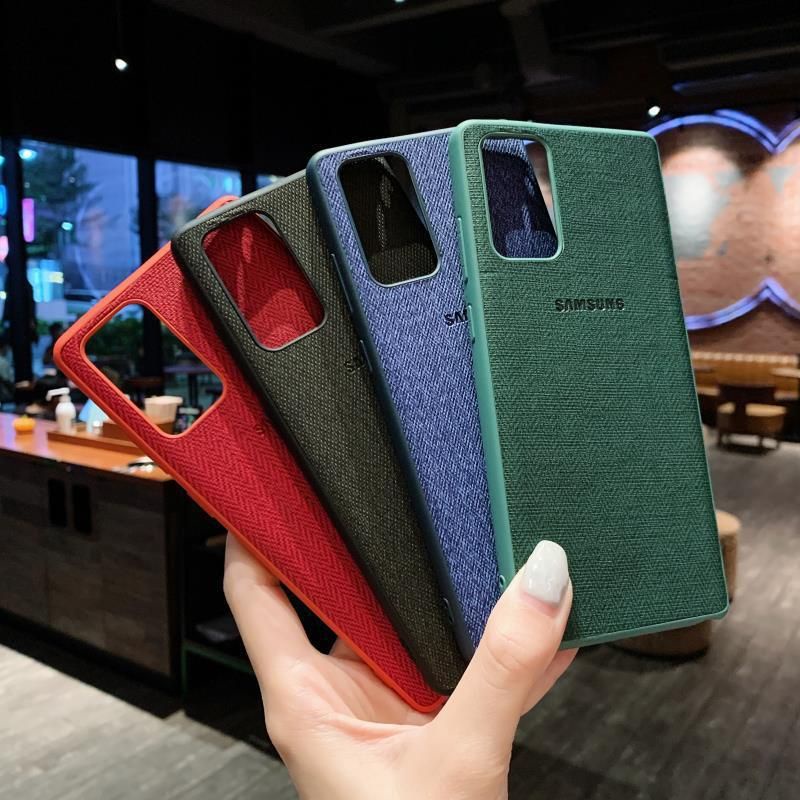 Case Casing Back Cover Canvas Denim Samsung Galaxy S20 FE / S20FE