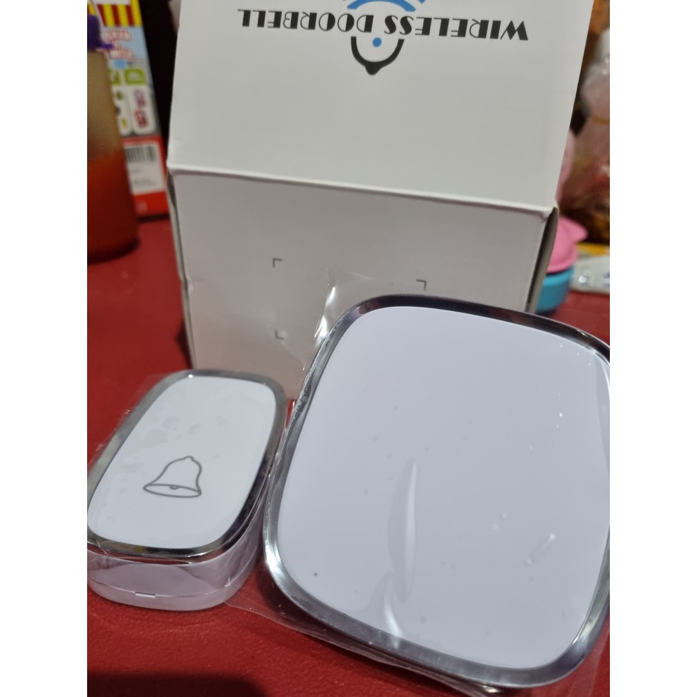 [COD] Bell Rumah Tanpa Kabel Anti Air dilengkapi Smart Alarm Nirkabel 36 Nada I Wireless Door Bell