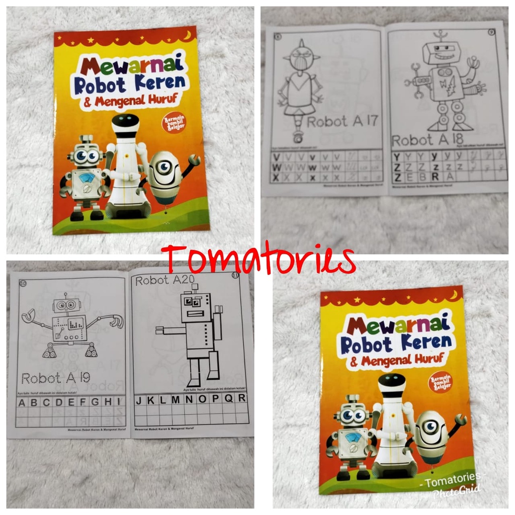 

BUKU MEWARNAI ROBOT KEREN