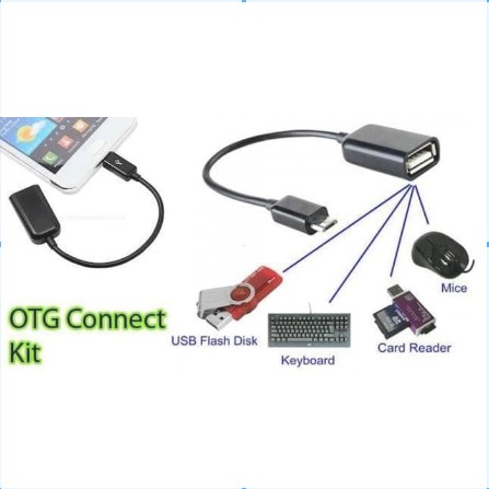 OTG Kabel Micro USB MURAH Kabel Data OTG LUNA V8 OTG Android Kabel