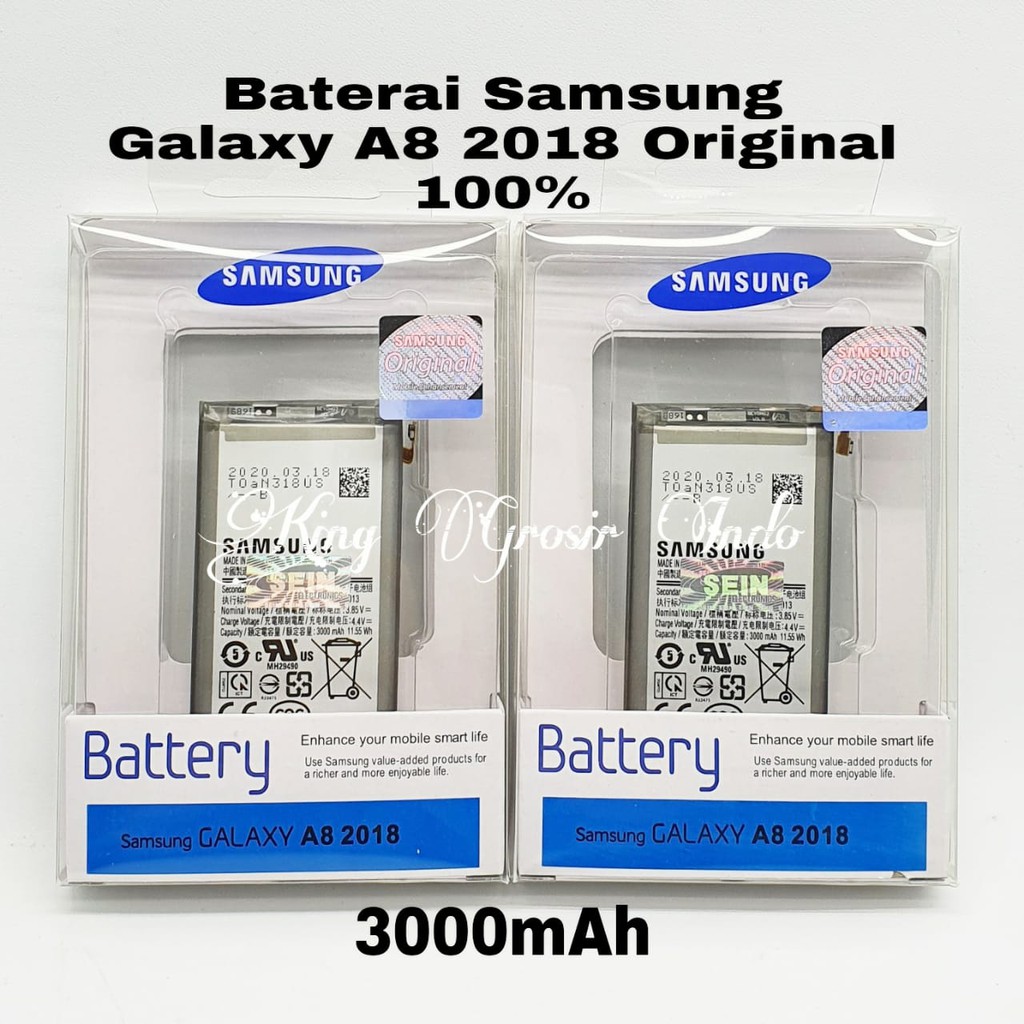 Baterai Samsung Galaxy A8 2018 EB-BA530ABE Original 100% Battery