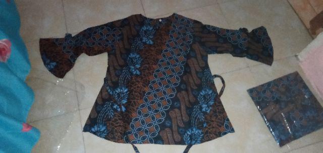 Atasan Batik Dolby Dolbi Dobby Doby Tenun Sutra Tulis Halus Katun Atbm Baron ,sarombit Atasan