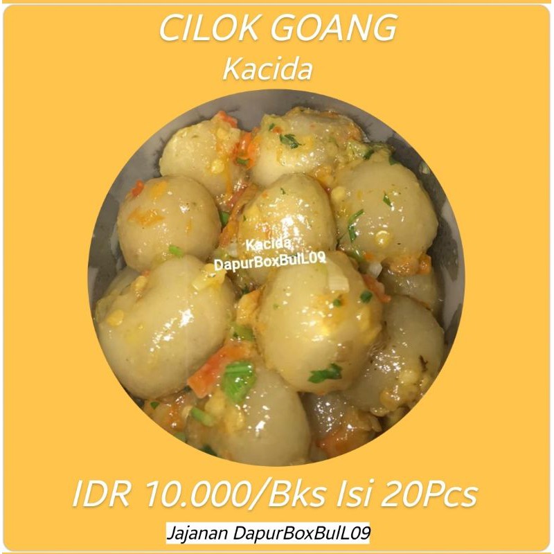 

CILOK GOANG DapurBoxBulL09 Isi 20pcs