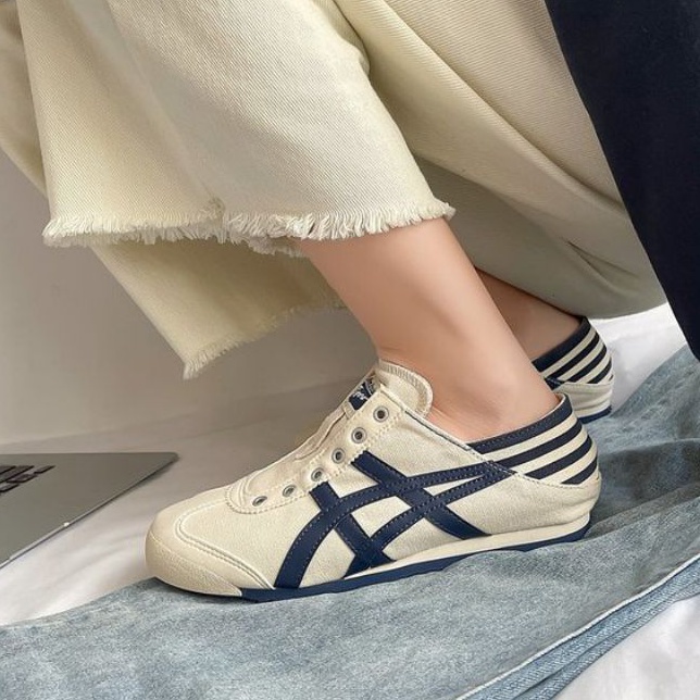 sepatu Slip on original terlaris bisa diinjak unisex sepatu tanpa tali cewek cowok onitsuka