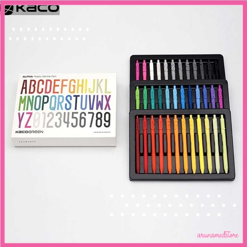 

KACO Alpha Gel Pen Pena Pulpen Bolpoin 0.5mm 36 PCS