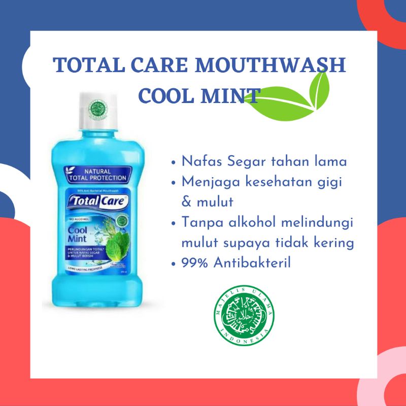 TOTAL CARE MOUTHWASH COOL MINT 100 ml