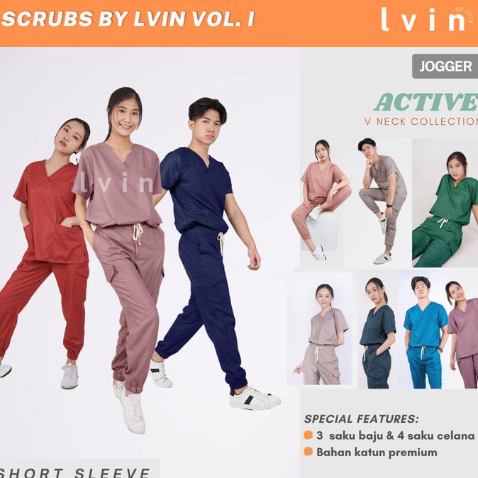 [Lvin] Baju OKA Joger Active / Baju Jaga / Set Baju Celana / Baju OK