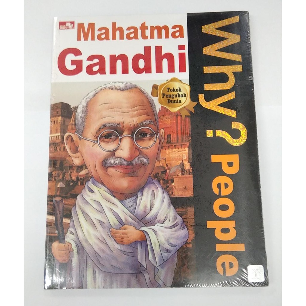 Buku Edukasi MAHATMA GANDHI WHY? People Komik Majalah Belajar Anak Pengetahuan Umum Social Science